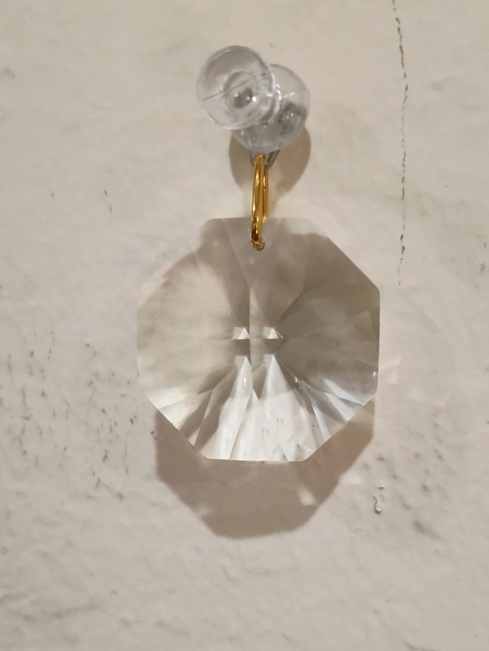 Swarovski Austrian Crystal Prism Necklace Charm, Vintage 1991